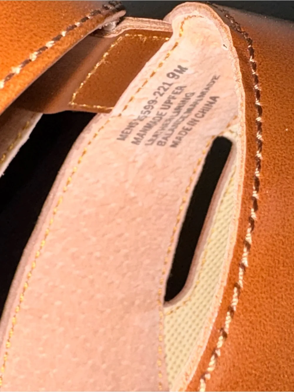 Stacy Adams Calderon Closed Toe Fisherman Sandals Cognac Size 9M New In Box